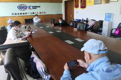 中遠關西金山工廠按下復工“重啟鍵” 計算機及辦公設備維修業務全面恢復